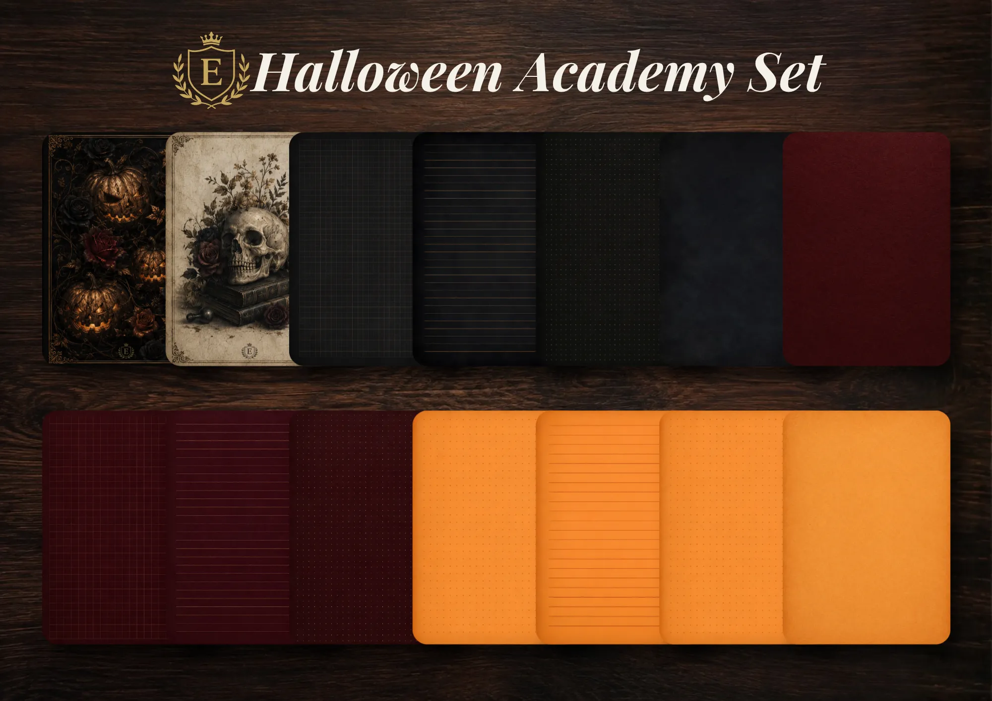Halloween Academy Set — strony do notowania